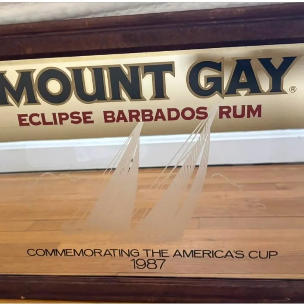Mount Gay Run Americas Cup 1987 mirror